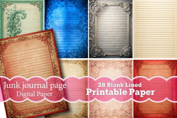 Blank Lined Printable Paper: The Ultimate Digital Resource for Endless Creativity and DIY Projects