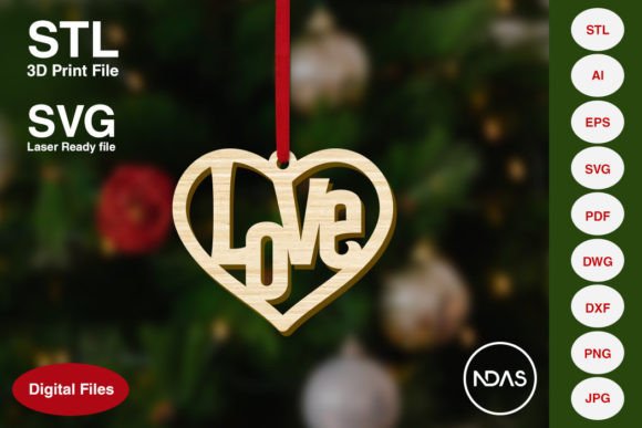 Love Text on Heart Shape 2 for Valentine: A Versatile Design File