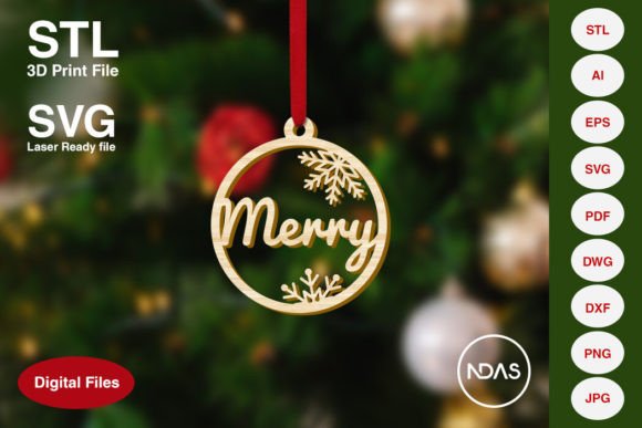 Merry Christmas Tree Decoration Ornament: A Creative and Technological Holiday Staple