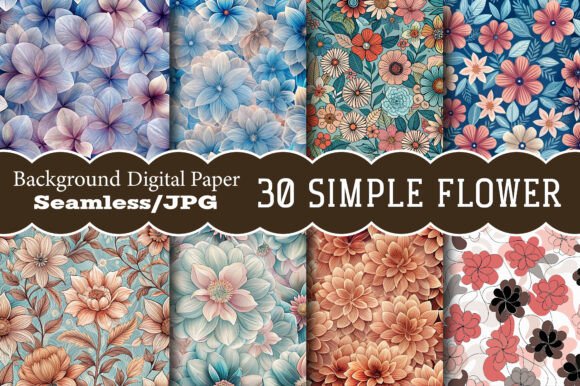 Seamless Simple Flower: The Ultimate Solution for Versatile Creative Projects