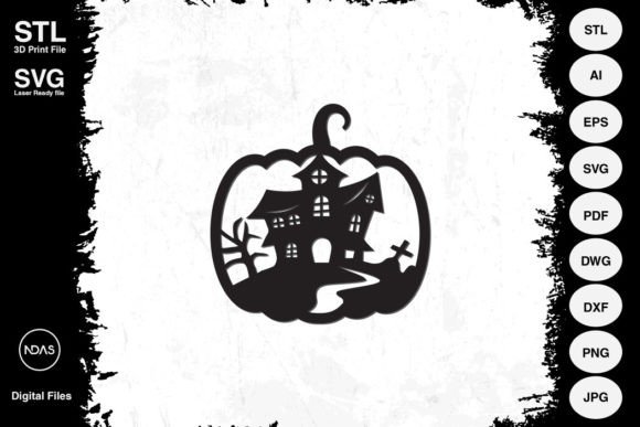 Transform Your Halloween Display with a Haunted House on Pumpkin Decoration