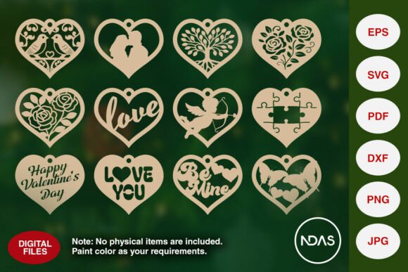 Unleash Your Creativity with the Valentine's Day Heart Shape Bundle