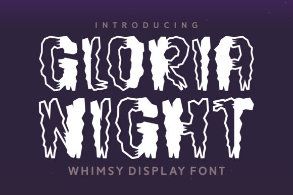 Unleashing Spooky Creativity: A Comprehensive Guide to the Gloria Night Font Duo