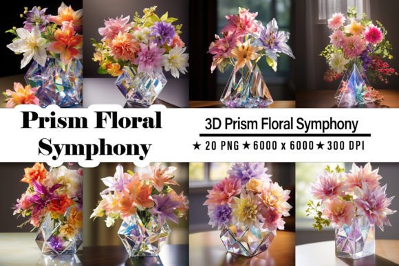 Unlocking the Visual Potential of 3D Prism Floral Symphony